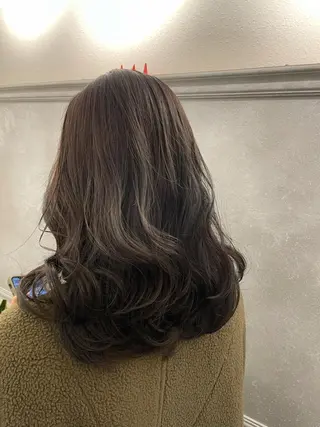 ミディアム カラー 新宿ブリーチ カラー美容師YUGOのヘアスタイル