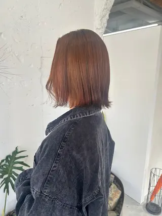 ミディアム 仁木 彩奈のヘアスタイル