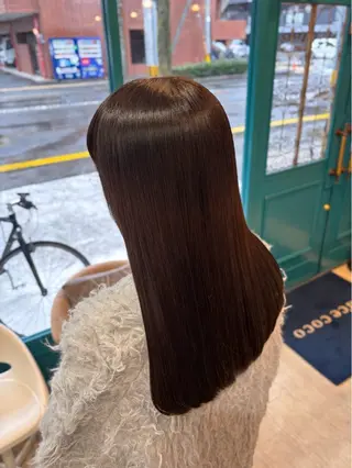 ロング カラー 🌱なゆみ🌱透明感 /ナチュラル/高宮のヘアスタイル