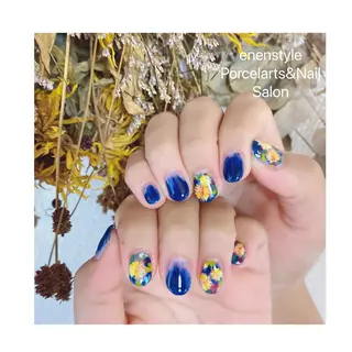 ショート ネイル 🐾enen style 🐾のネイルデザイン