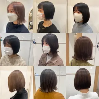 ショート カラー ヘアアレンジ 🌿レイヤー/ブリー チ/🌿JINのヘアスタイル
