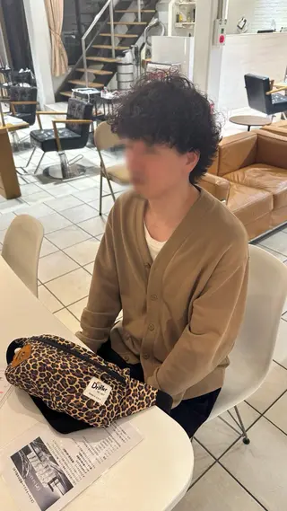 パーマ メンズ 宮武 萌のヘアスタイル