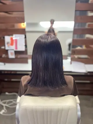 セミロング カラー lamill kokoのヘアスタイル