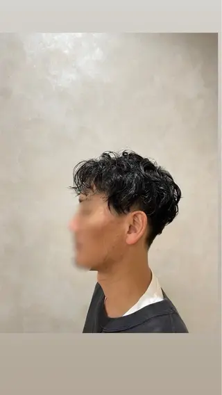 パーマ メンズ 寺田 美月のヘアスタイル