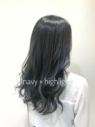 ロング カラー 大平 美沙のヘアスタイル