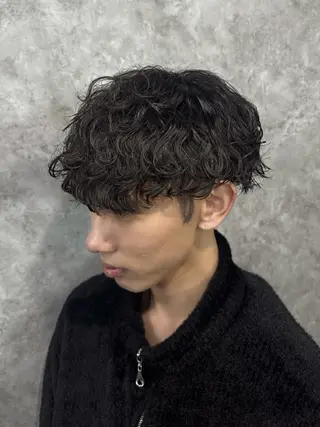 パーマ メンズ メンズパーマ特化 店長望月謙二郎のヘアスタイル