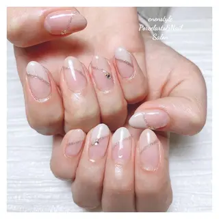 ミディアム ネイル 🐾enen style 🐾のネイルデザイン