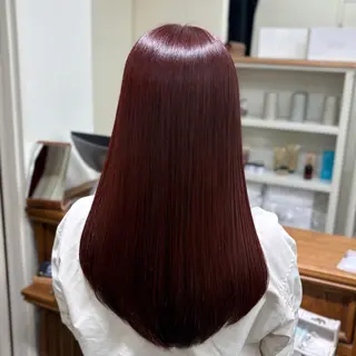 ロング カラー 🎀ときの/髪質改善 透けッ暖色カラー🪞のヘアスタイル