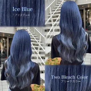 ロング カラー ハイトーン/ブリーチ 💙みずき💙のヘアスタイル