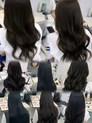 ロング 薄井舞｜ハイトーン× エクステの神様のヘアスタイル