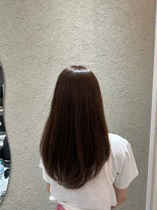 セミロング カラー Shiro RENのヘアスタイル