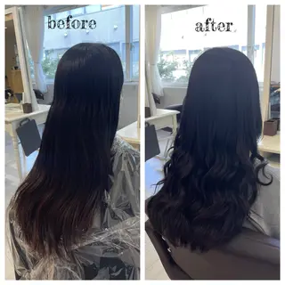 ロング カラー PutiLuca 浅川のヘアスタイル