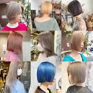 ロング カラー ヘアアレンジ 福岡似合わせレイヤー /ウルフ/ハイトーンのヘアスタイル