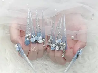 ネイル MoMoA Nail ネイル長さ出し専門店のネイルデザイン