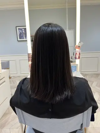 ミディアム 縮毛矯正/ 似合わせ/古津遼平のヘアスタイル
