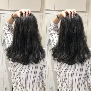 ロング カラー 似合わせ/レイヤー /ボブ/新谷のヘアスタイル