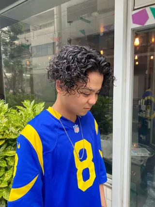 ミディアム パーマ Riganuts王子 Hayato✂︎のヘアスタイル