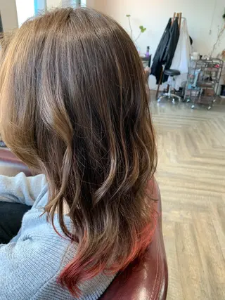 セミロング HairDesign JAMのヘアスタイル
