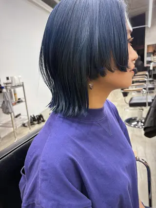 ミディアム カラー ヘアアレンジ son hair HIROEのヘアスタイル
