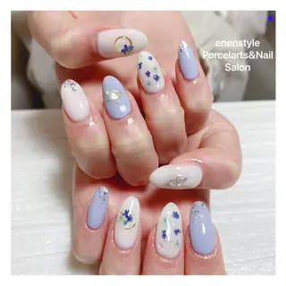 ミディアム ネイル 🐾enen style 🐾のネイルデザイン