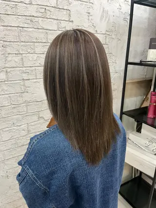 ロング カラー 🪽髪質改善縮毛矯正 🤍MIU🤍のヘアスタイル