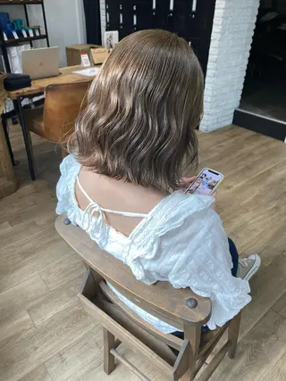 カラー 🌷柔らかクリーミー 🤍kirari🌷のヘアスタイル