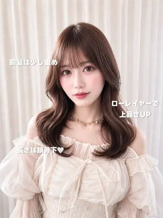 ロング カラー 💎レイヤー/韓国 💎石戸谷のヘアスタイル