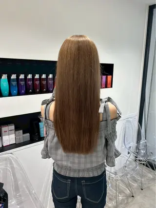 ロング カラー himari💜 酸性ストレートのヘアスタイル