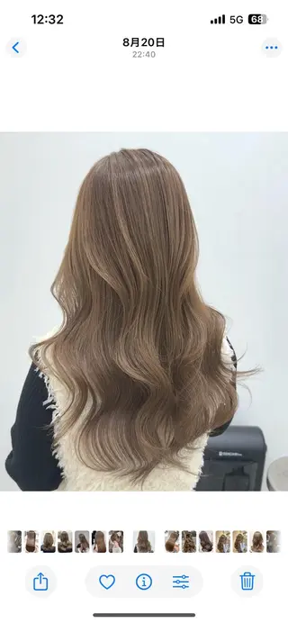 ロング ダブルカラー髪質改善 /Annaのヘアスタイル