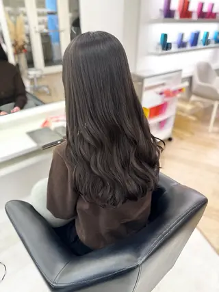 ロング カラー NANO/ ブリーチ×レイヤーのヘアスタイル