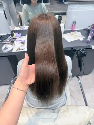 ロング カラー 🍀カラー特化透明 感ベージュ|けいなのヘアスタイル