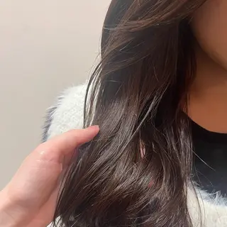 カラー 𝐲𝐮𝐮 /艶髪 /透明感カラー🌱のヘアスタイル