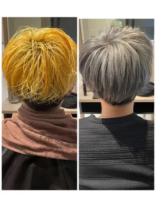 ミディアム カラー メンズ 辻堂メンズ特化 YU-YAのヘアスタイル