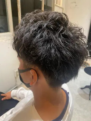 ショート カラー メンズ バレイヤージュ職人 🔥代表YU-SHIのヘアスタイル