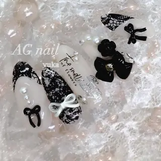 ネイル AGnail 富永 /ちゅるん韓国ネイルのネイルデザイン