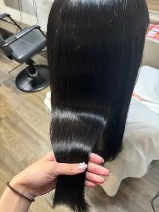 ロング Rena/韓国 /ワンホンヘアのヘアスタイル