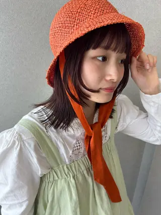 ミディアム Fujii Naoのヘアスタイル