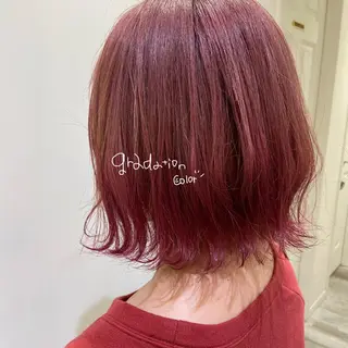ミディアム カラー 🌈透け感カラー RINA🌈のヘアスタイル