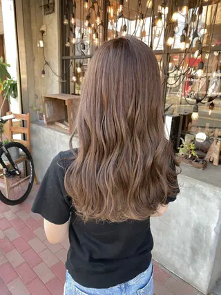 ロング slow✂︎ 矢野芹奈のヘアスタイル