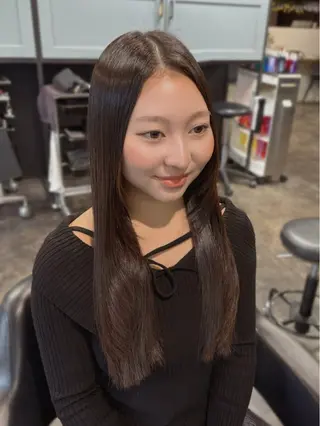ロング パーマ 透明感カラー /レイヤー🫧ユイカのヘアスタイル