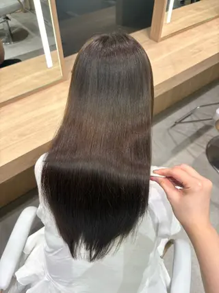 ロング KAE🍓艶カラー /韓国風のヘアスタイル