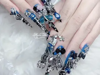 ネイル MochiMochi 🎀新宿/長さ出しのネイルデザイン