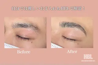 アイブロウ REVE 美容室のヘアスタイル