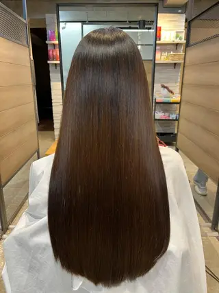 ロング 髪質改善 永田零亜のヘアスタイル