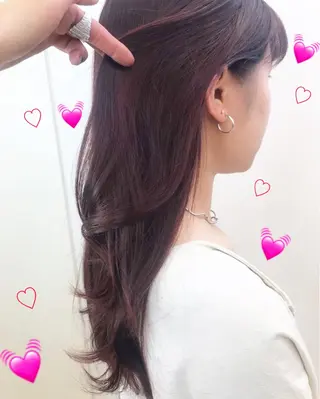 ミディアム カラー 新宿駅近♡個室 ♡関口三都季🌜のヘアスタイル