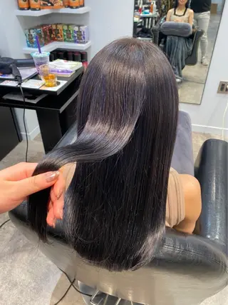 ロング 松田 真央のヘアスタイル