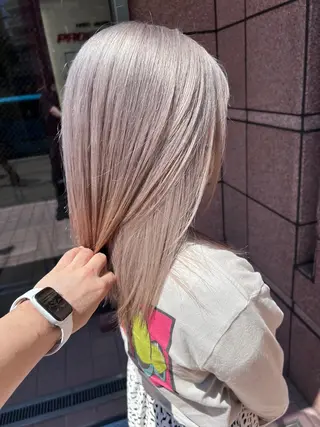 セミロング カラー 坂本 優輝のヘアスタイル