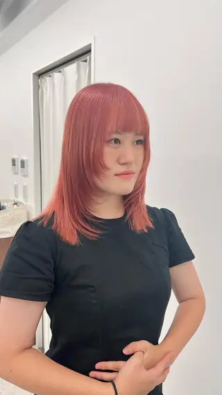 ロング カラー 赤みゼロ/透明感 カラー🌿KANTAのヘアスタイル