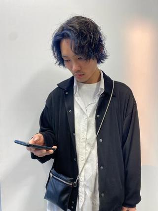 ショート カラー メンズ 横地 凌のヘアスタイル