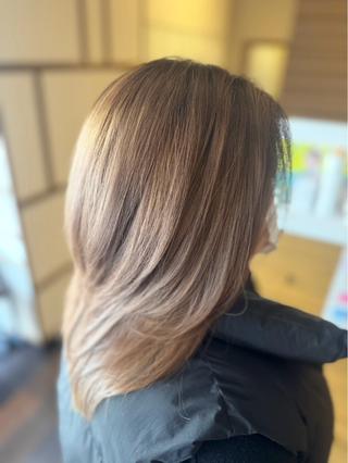 カラー ヤマダ トモナ 🍒🫧‪のヘアスタイル